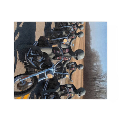 Alien Biker Club Microfiber Blanket