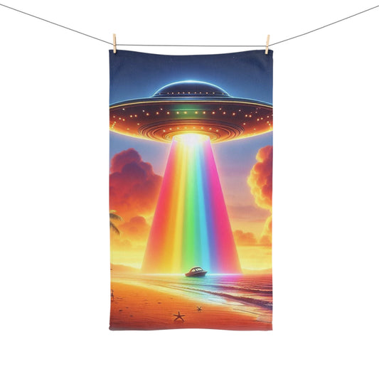 Aliens in Paradise Hand Towel