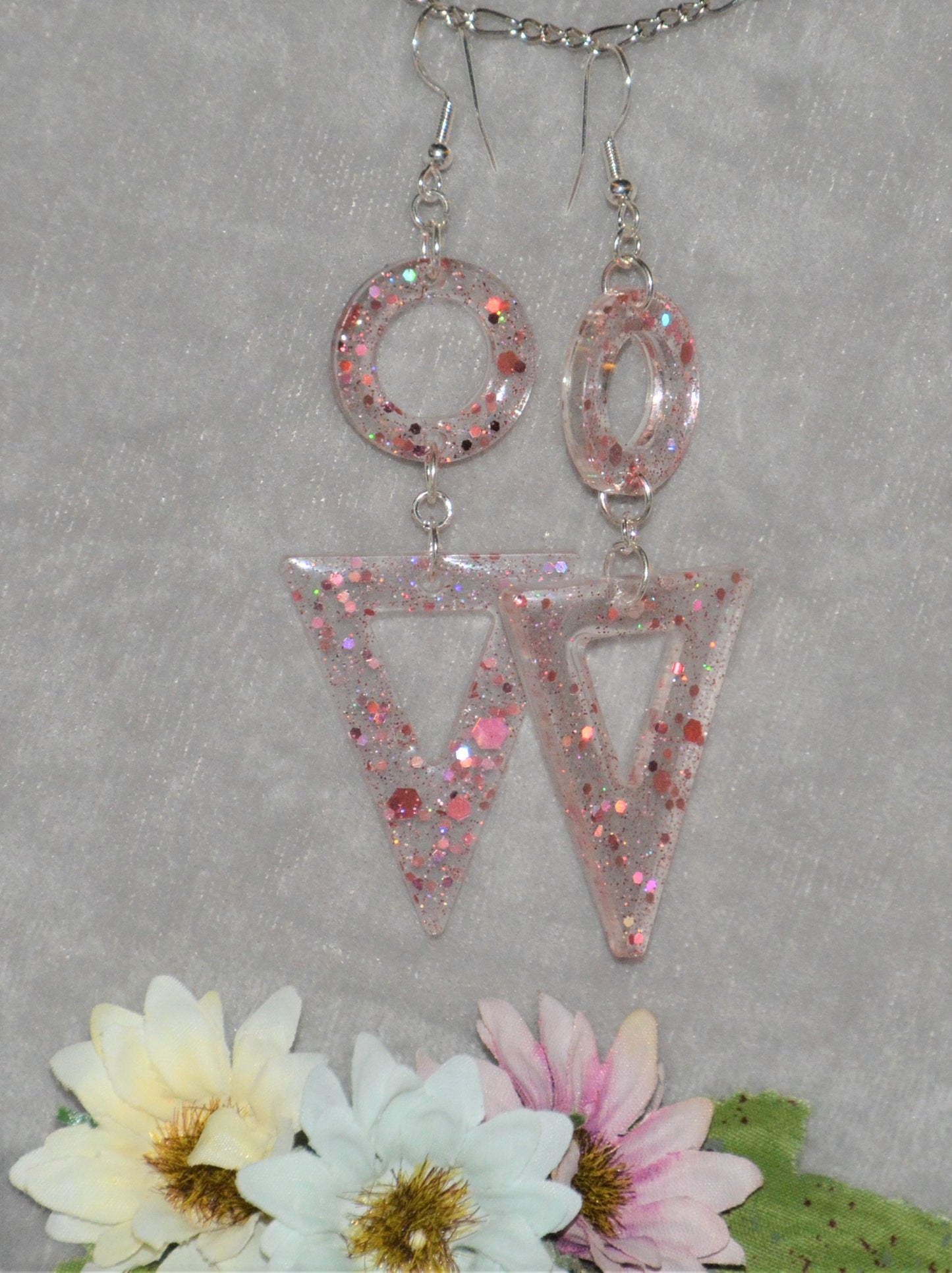 Downward Triangles Earings