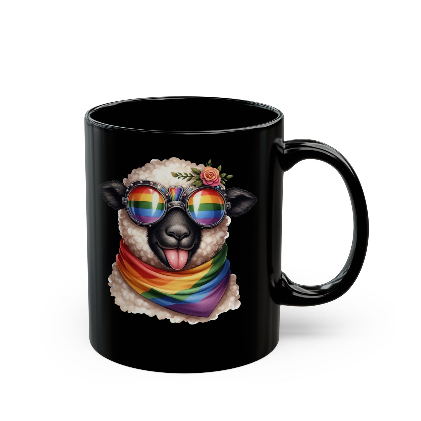 Mug Gay Pride Animals-Black Nose Sheep