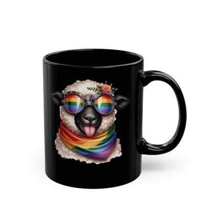 Mug Gay Pride Animals-Black Nose Sheep