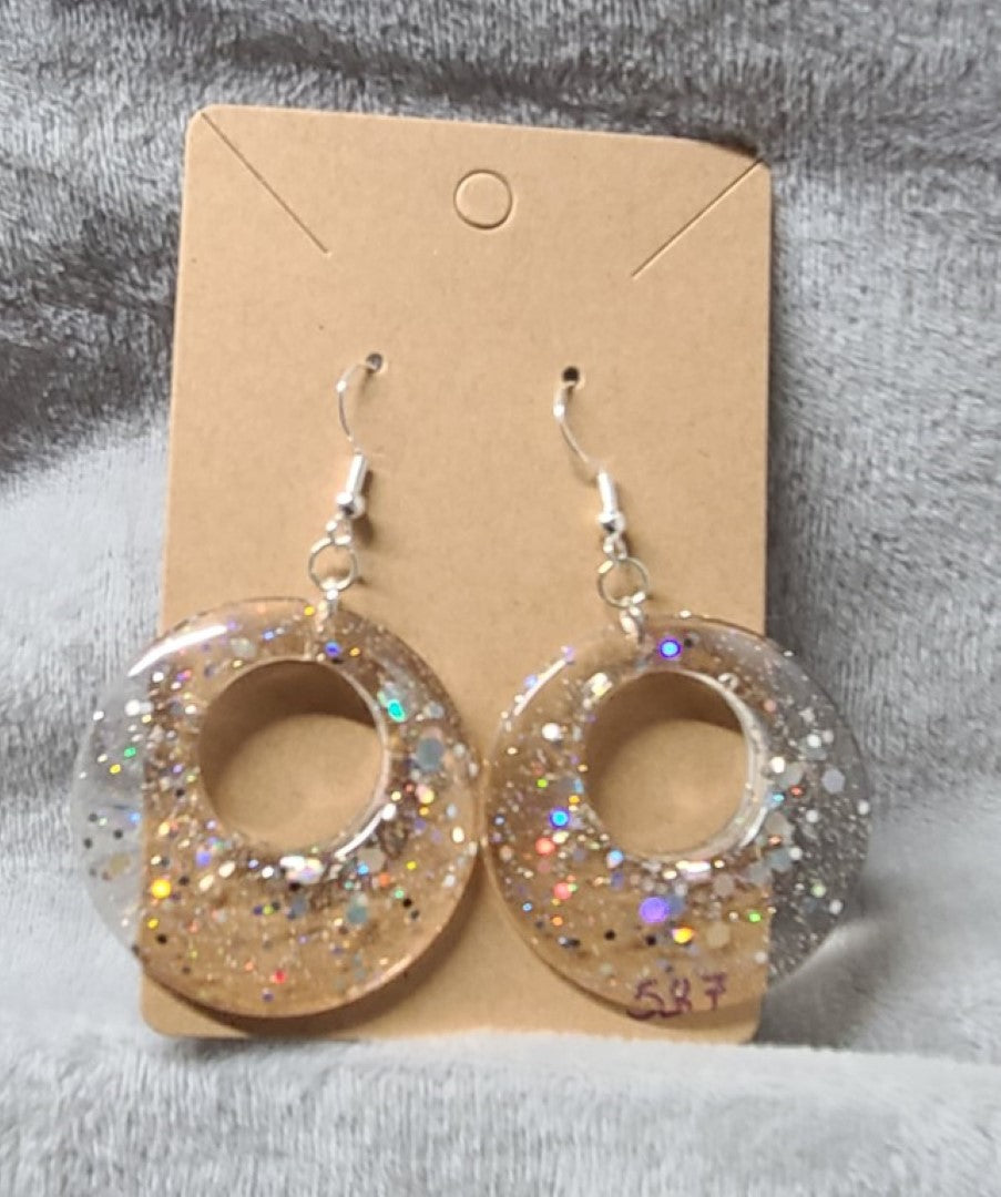 Puffy Open Orbs Earings