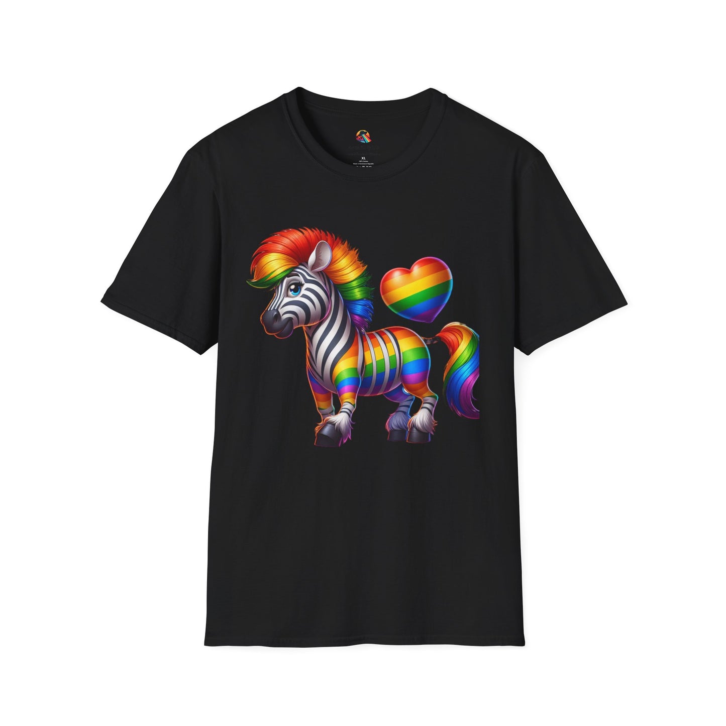 Pride T-Shirt Collection Rainbow Zebra!