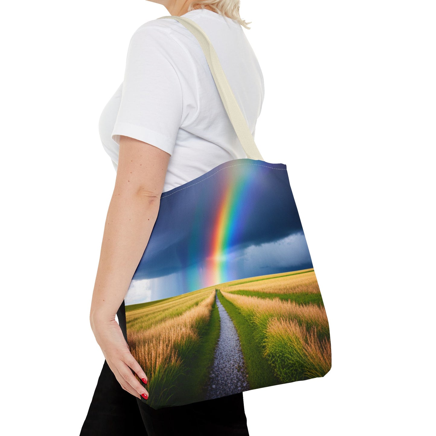 Rainbow Zen Tote Bag