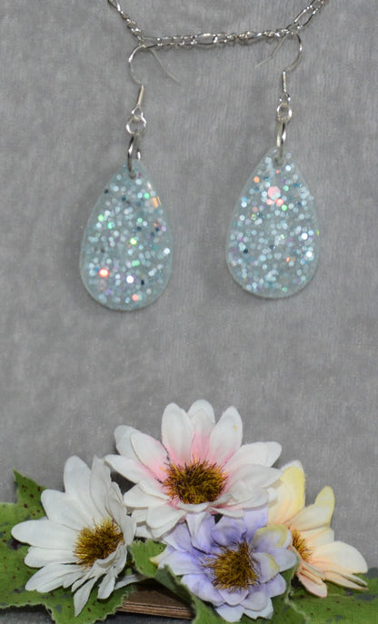 Large Tears Snow Chunk Earrings