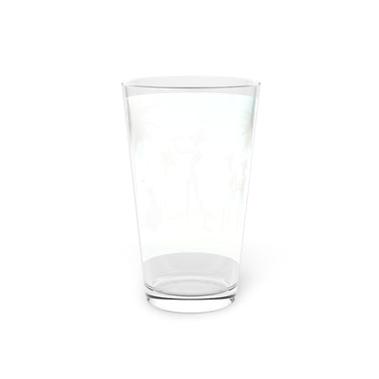 Aliens Golfing Pint Glass