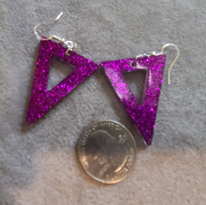 Downward Triangles Earings