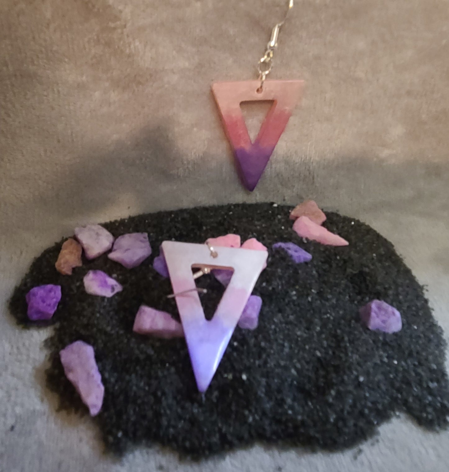 Downward Triangles Earings