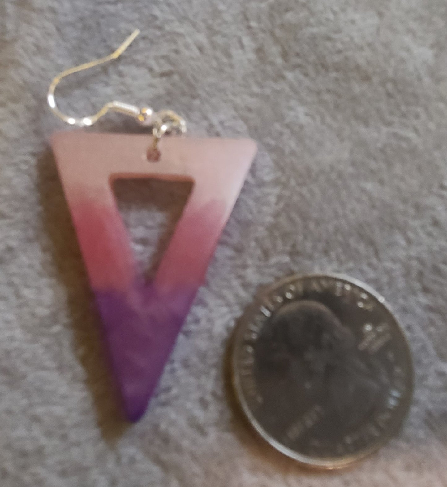 Downward Triangles Earings