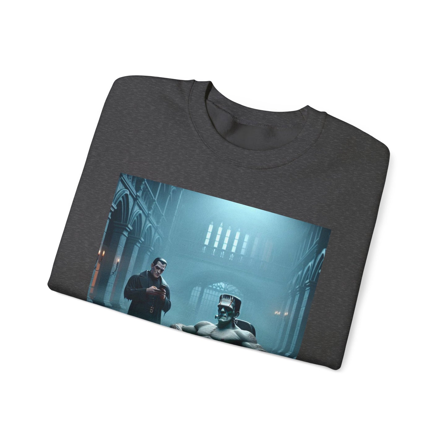 Frankenstein Hot Tub Halloween Sweatshirt