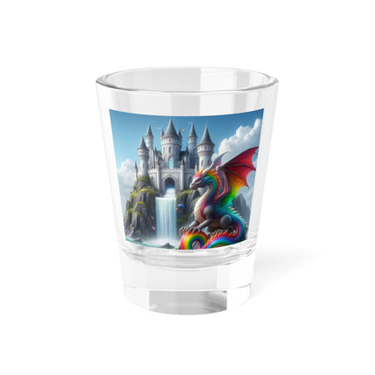 Rainbow Dragon Shot Glass