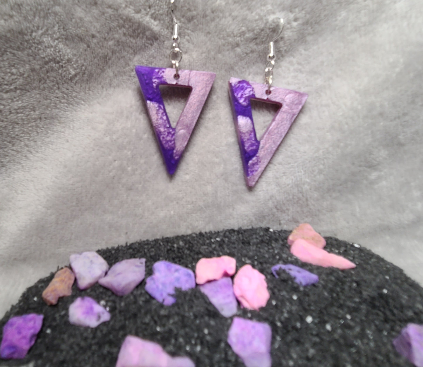 Downward Triangles Earings