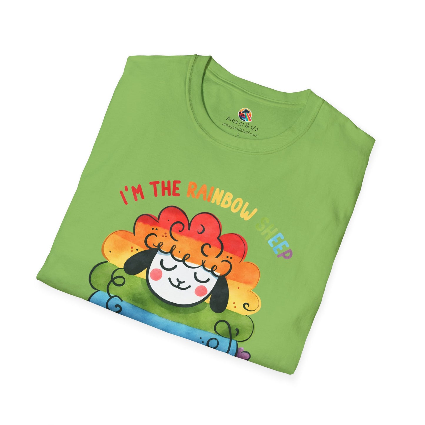 Rainbow Sheep of the Family Softstyle T-Shirt