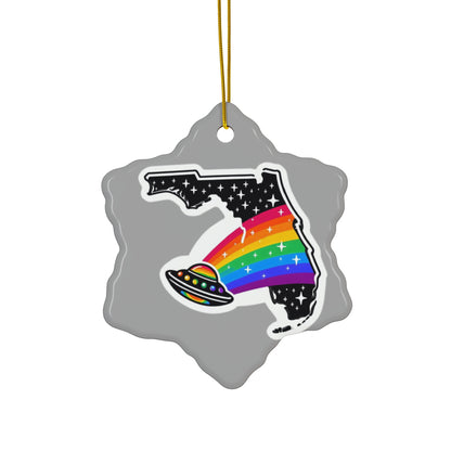 Alien Pride State Ornaments Grey