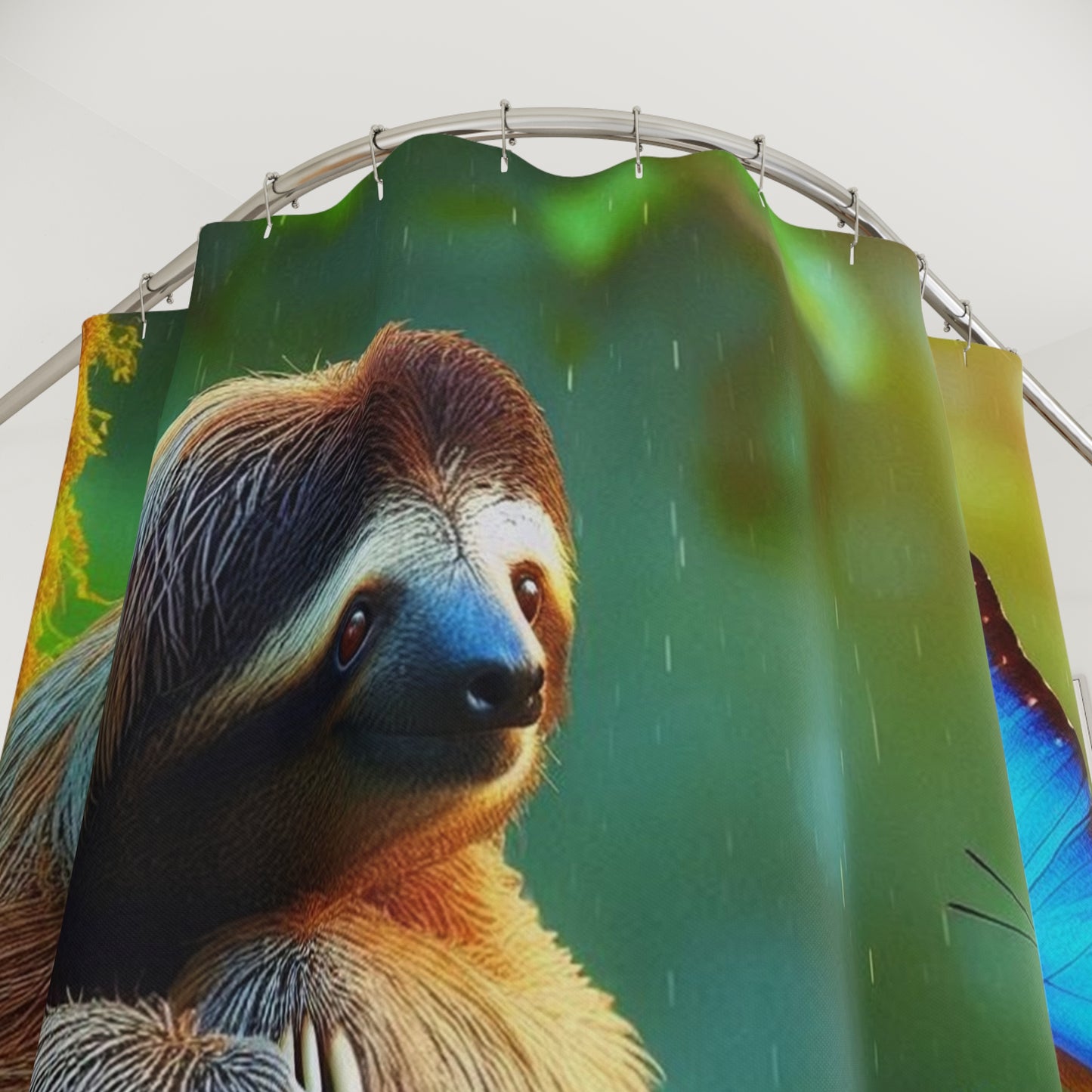 Costa Rican Sloth Shower Curtain