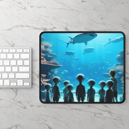 Whale sharks meet an alien class! Mouse Pad