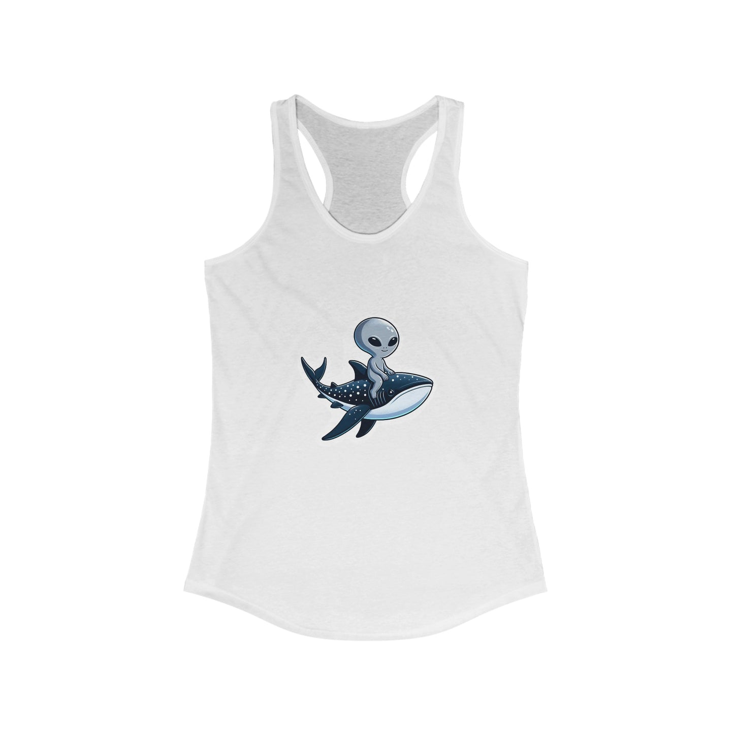 Alien & Whale Shark Racerback Tank