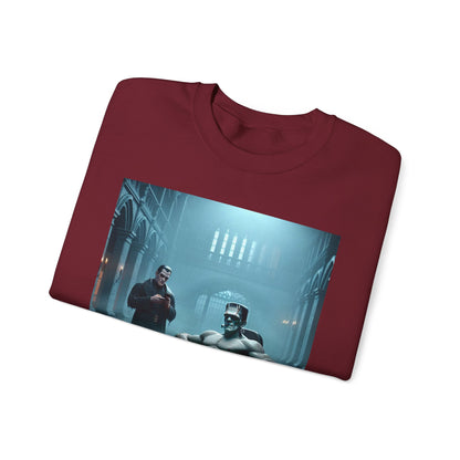 Frankenstein Hot Tub Halloween Sweatshirt