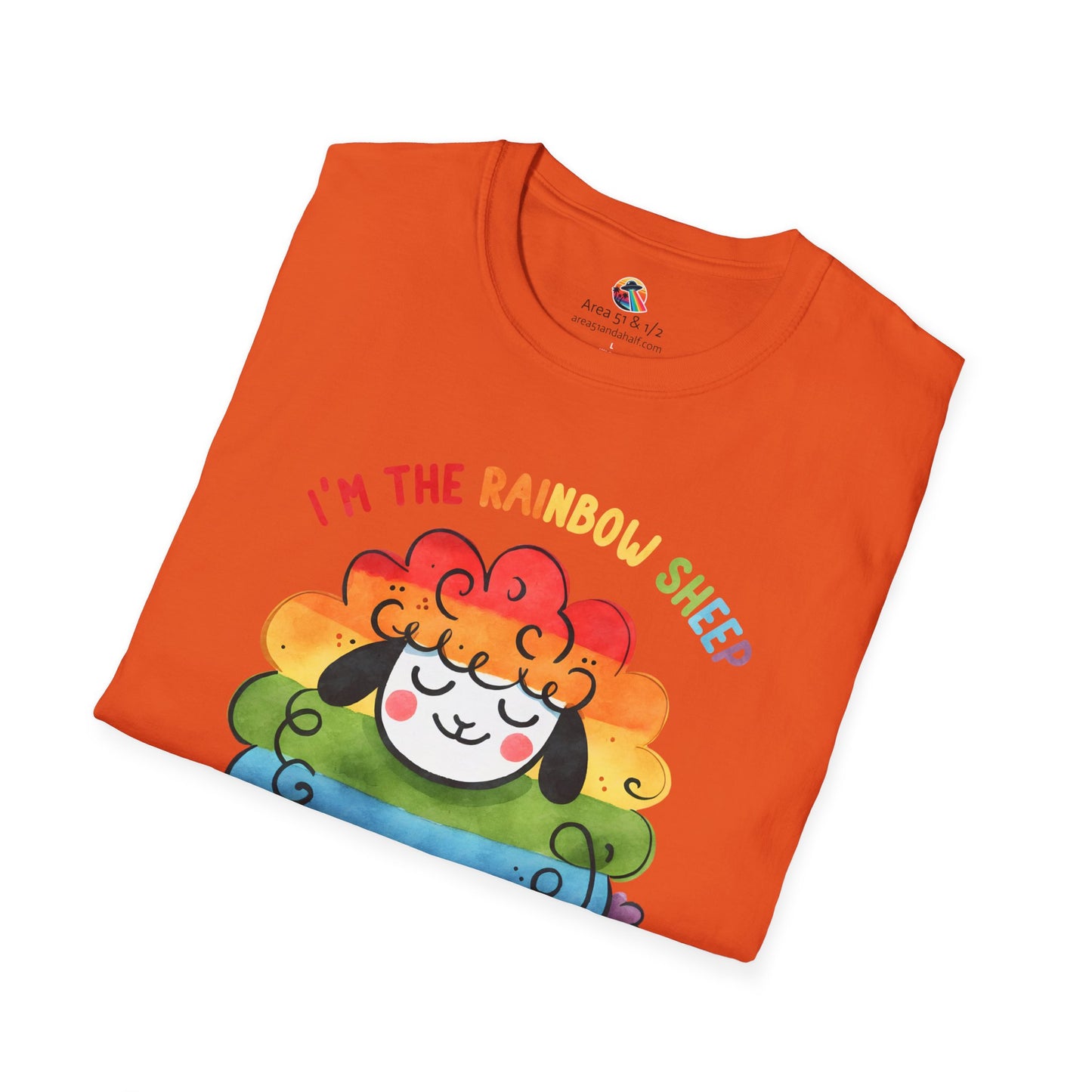 Rainbow Sheep of the Family Softstyle T-Shirt