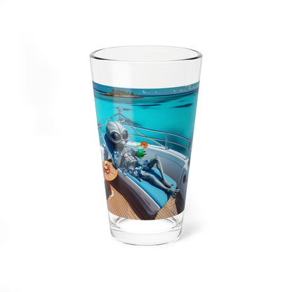 Alien Yachting Pint Glass