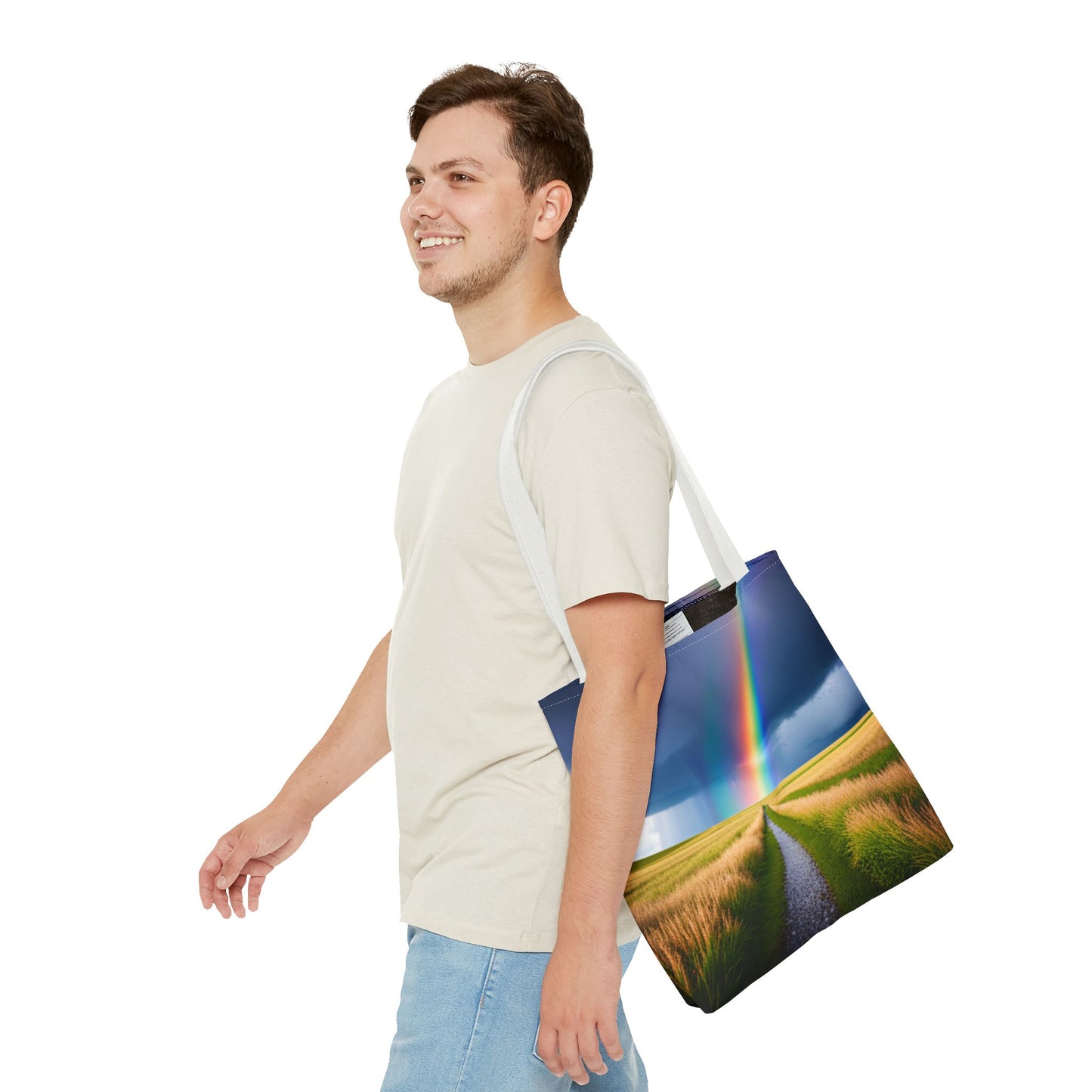 Rainbow Zen Tote Bag