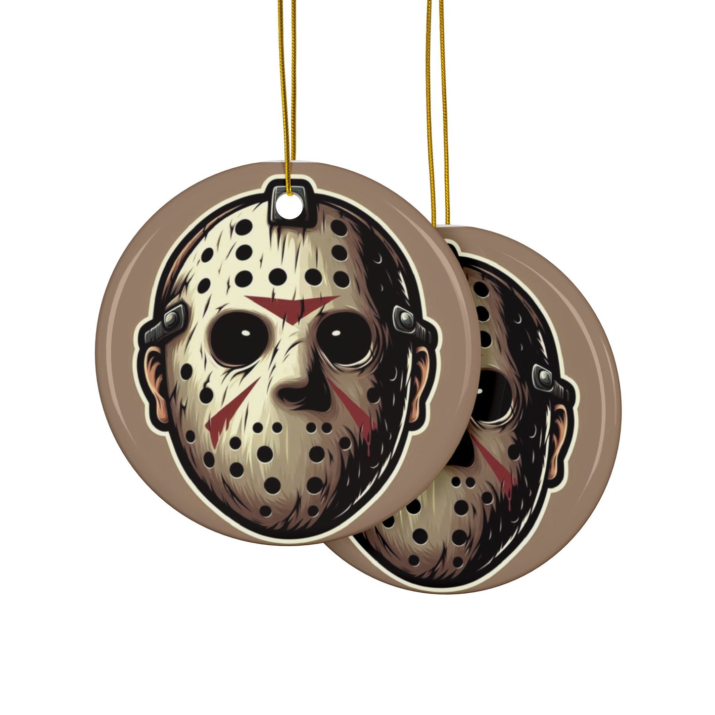 Halloween Jason Ceramic Ornament