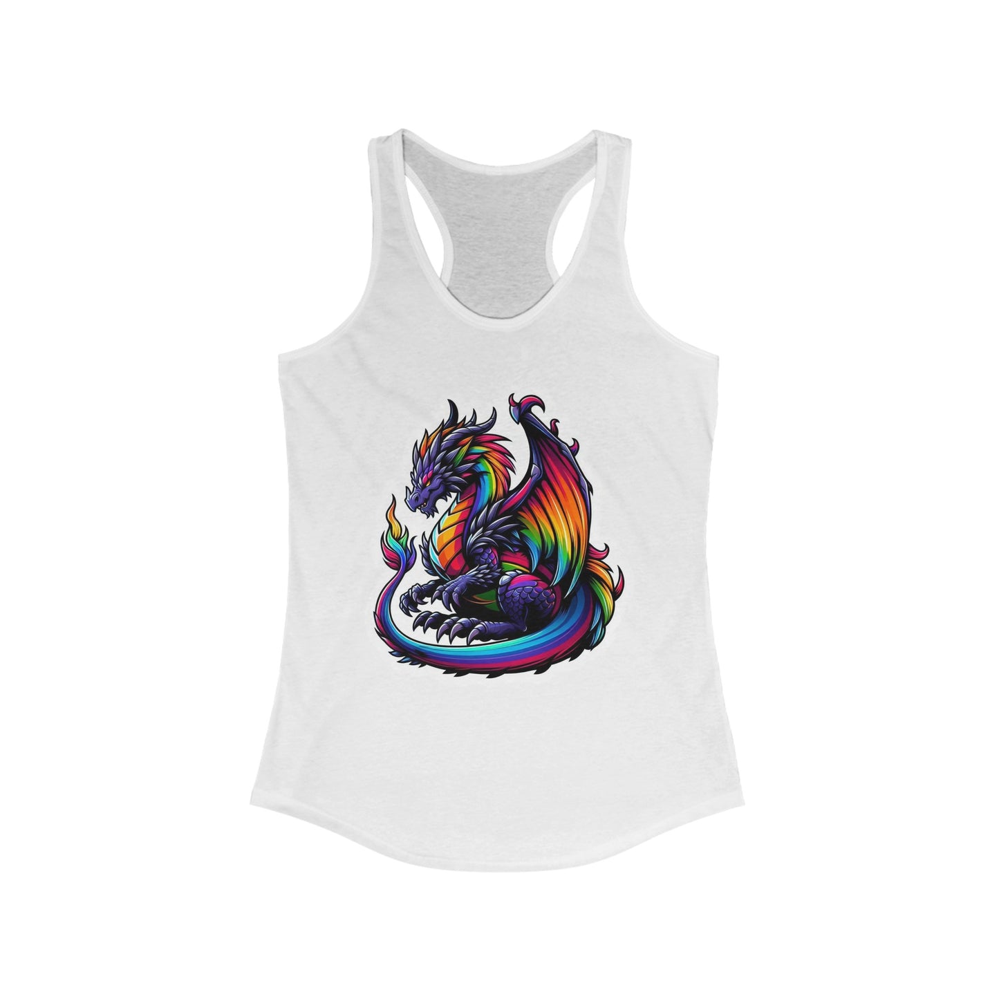 Rainbow Dragon Racerback Tank