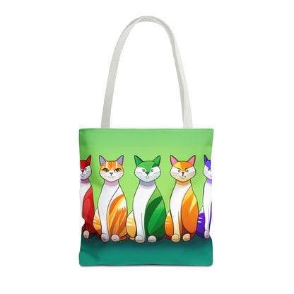 Vibrant Cats Tote Bag