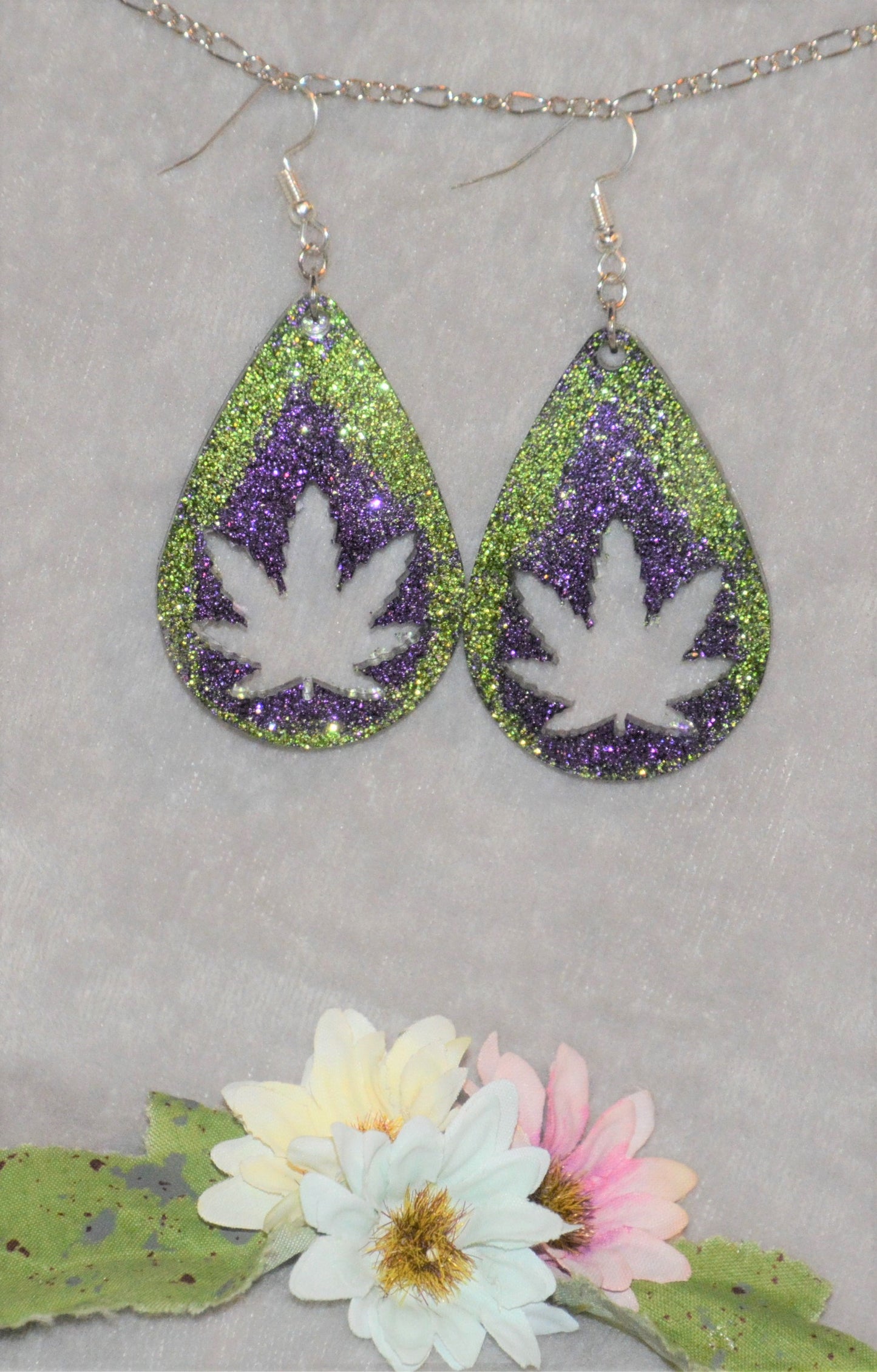 Green and Purple Buds