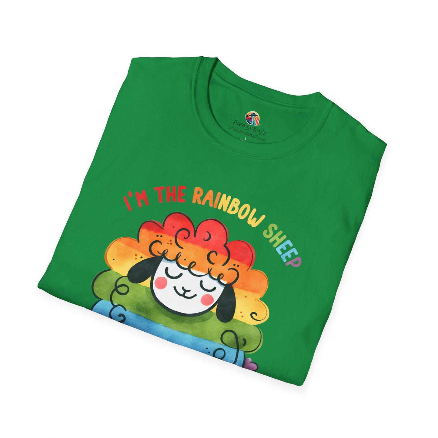 Rainbow Sheep of the Family Softstyle T-Shirt