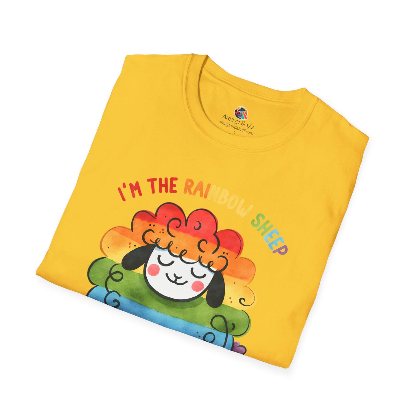 Rainbow Sheep of the Family Softstyle T-Shirt