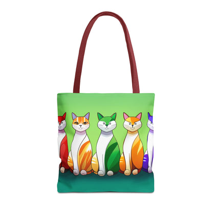 Vibrant Cats Tote Bag