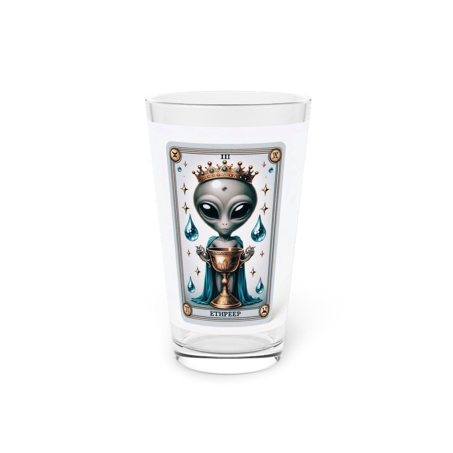 Alien Queen of Cups Pint Glass