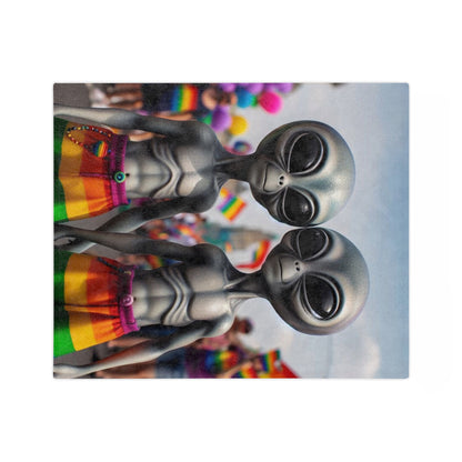 PRIDE Aliens Microfiber Blanket