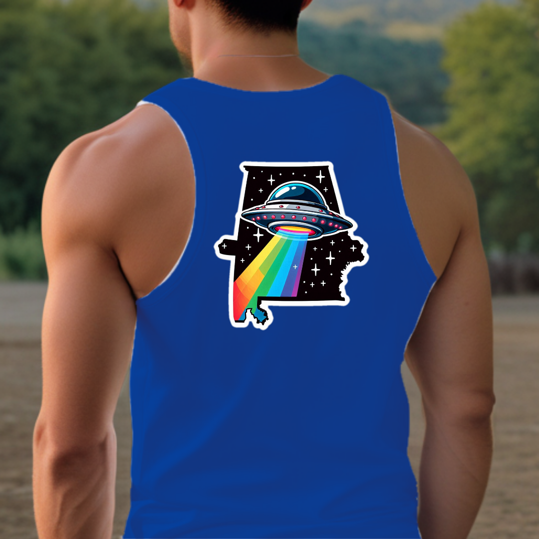 Alabama -on the back- Pride Tank Top