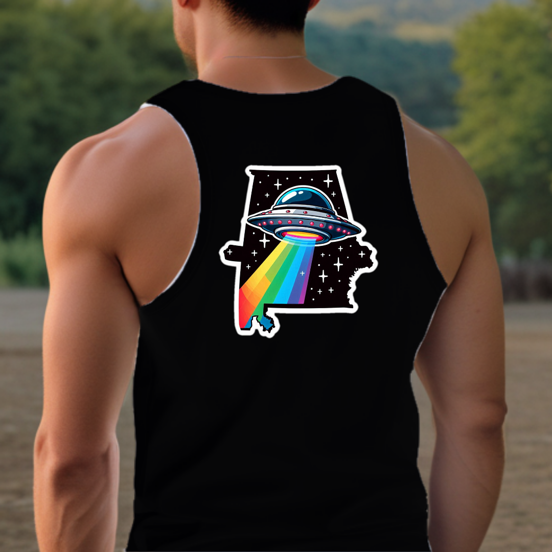 Alabama -on the back- Pride Tank Top