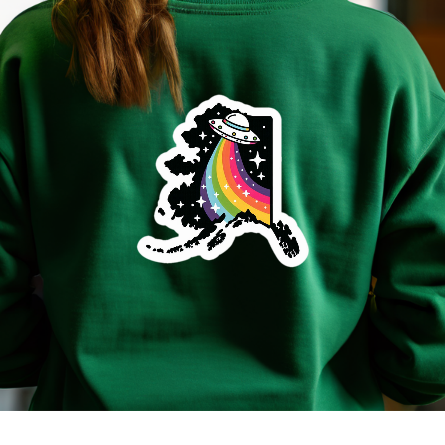 Alaska PRIDE Sweatshirt On the Back