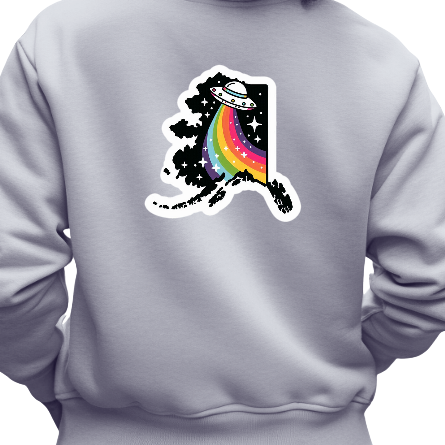 Alaska PRIDE Sweatshirt On the Back