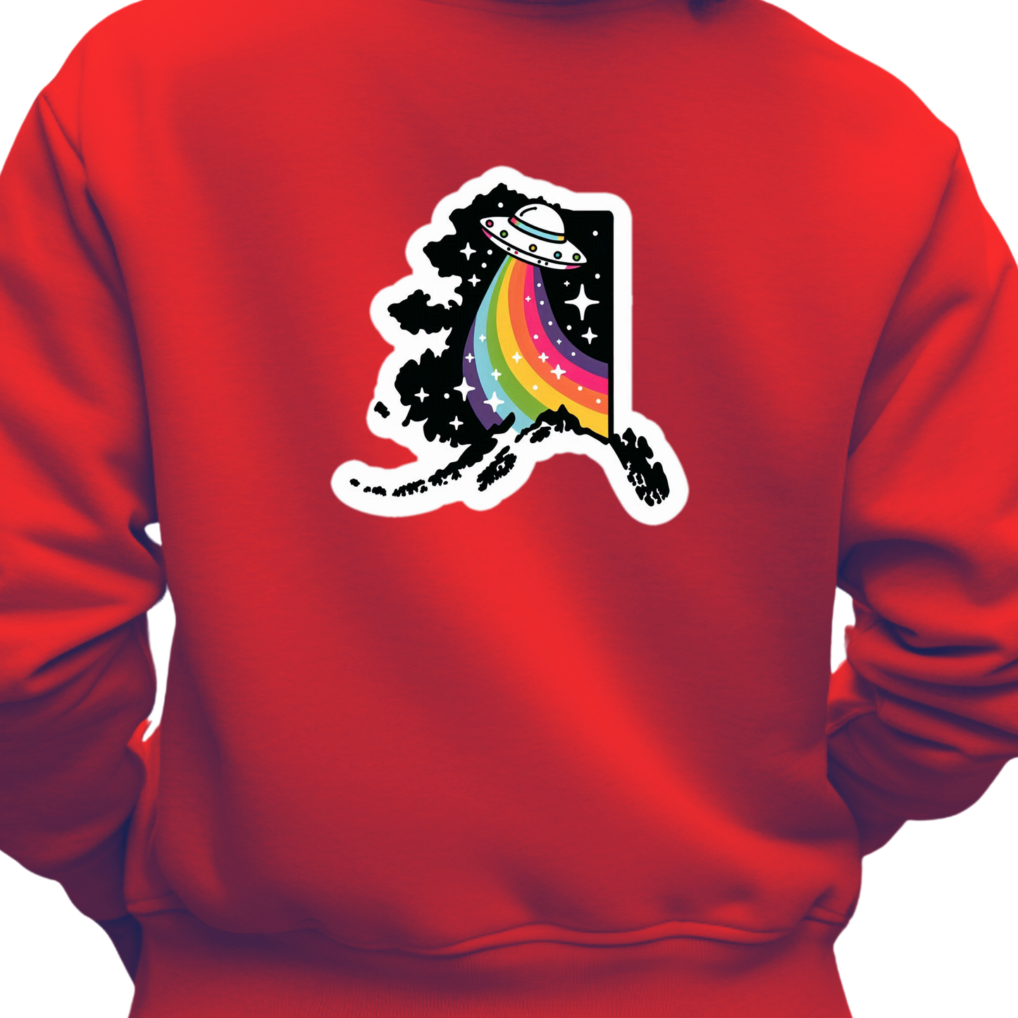 Alaska PRIDE Sweatshirt On the Back