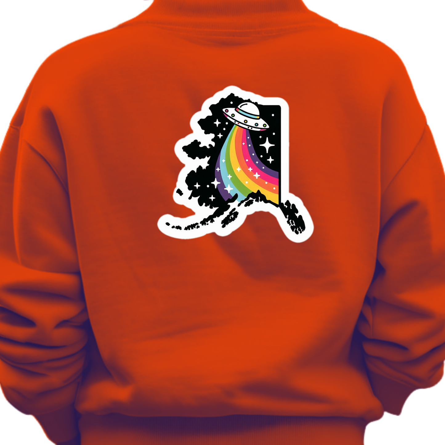 Alaska PRIDE Sweatshirt On the Back