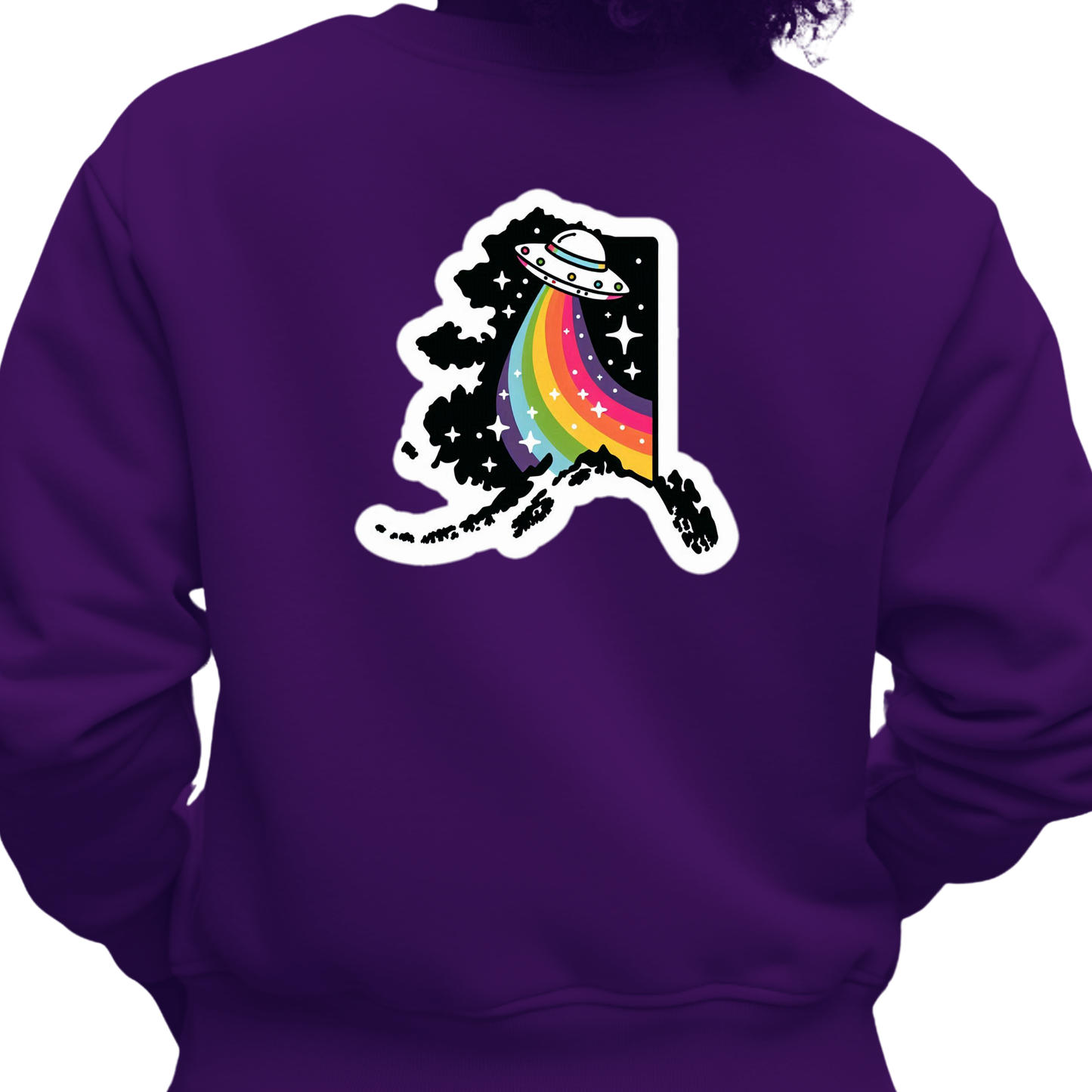 Alaska PRIDE Sweatshirt On the Back