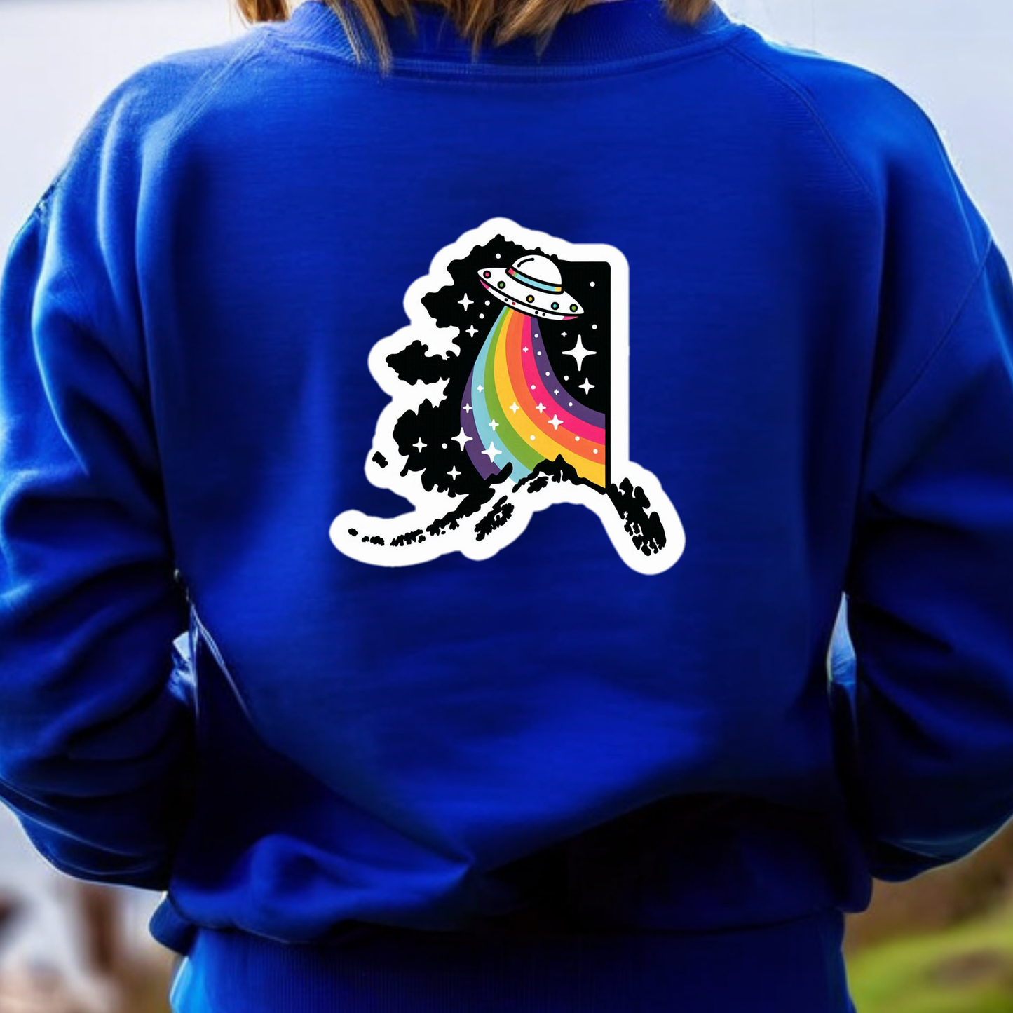 Alaska PRIDE Sweatshirt On the Back