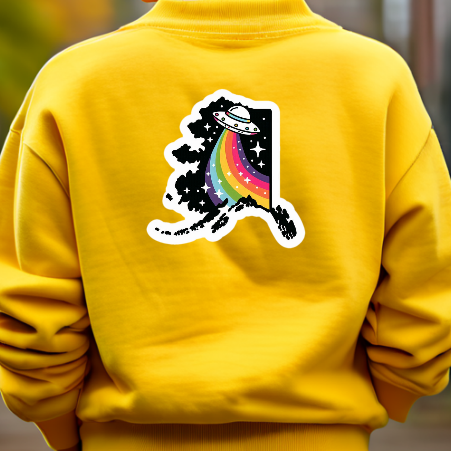 Alaska PRIDE Sweatshirt On the Back