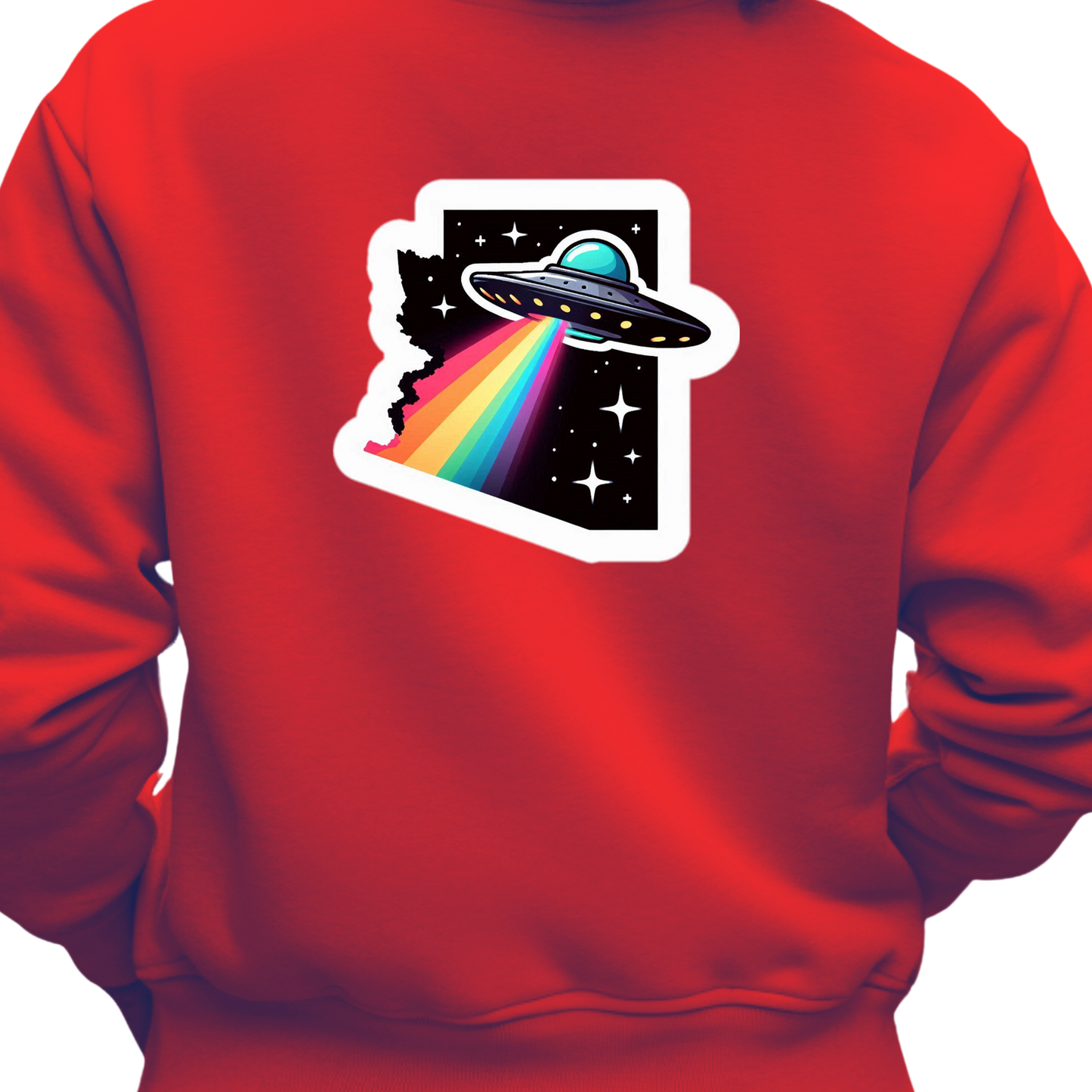 Arizona PRIDE Sweatshirt On the Back