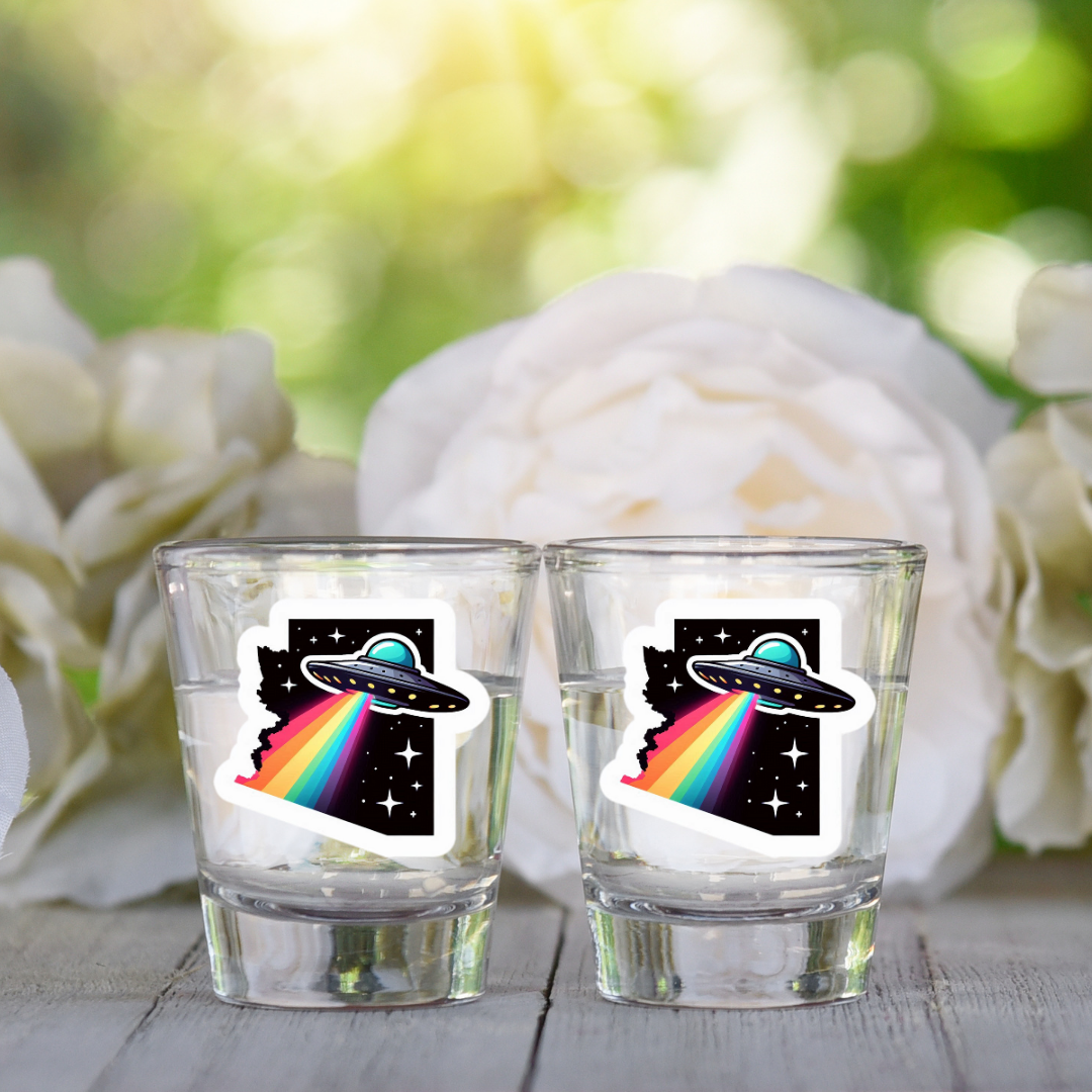 PRIDE Arizona Shot Glasses