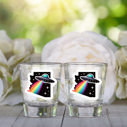 PRIDE Arizona Shot Glasses