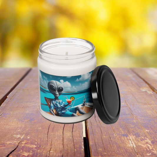 Bob the Billionaire Alien Scented Soy Candle, 9oz
