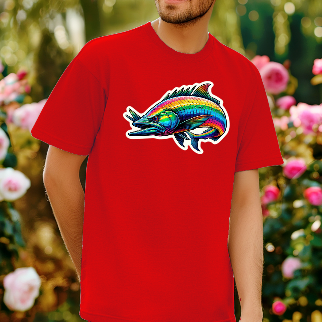 Rainbow Barracudas Unisex Soft T-Shirt