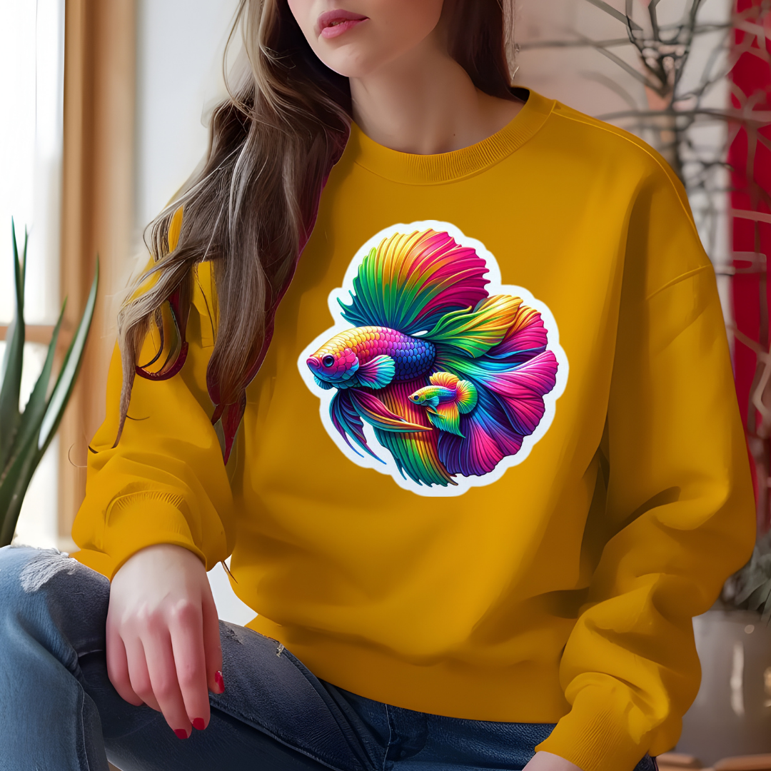 Rainbow Betta Unisex Soft T-Shirt