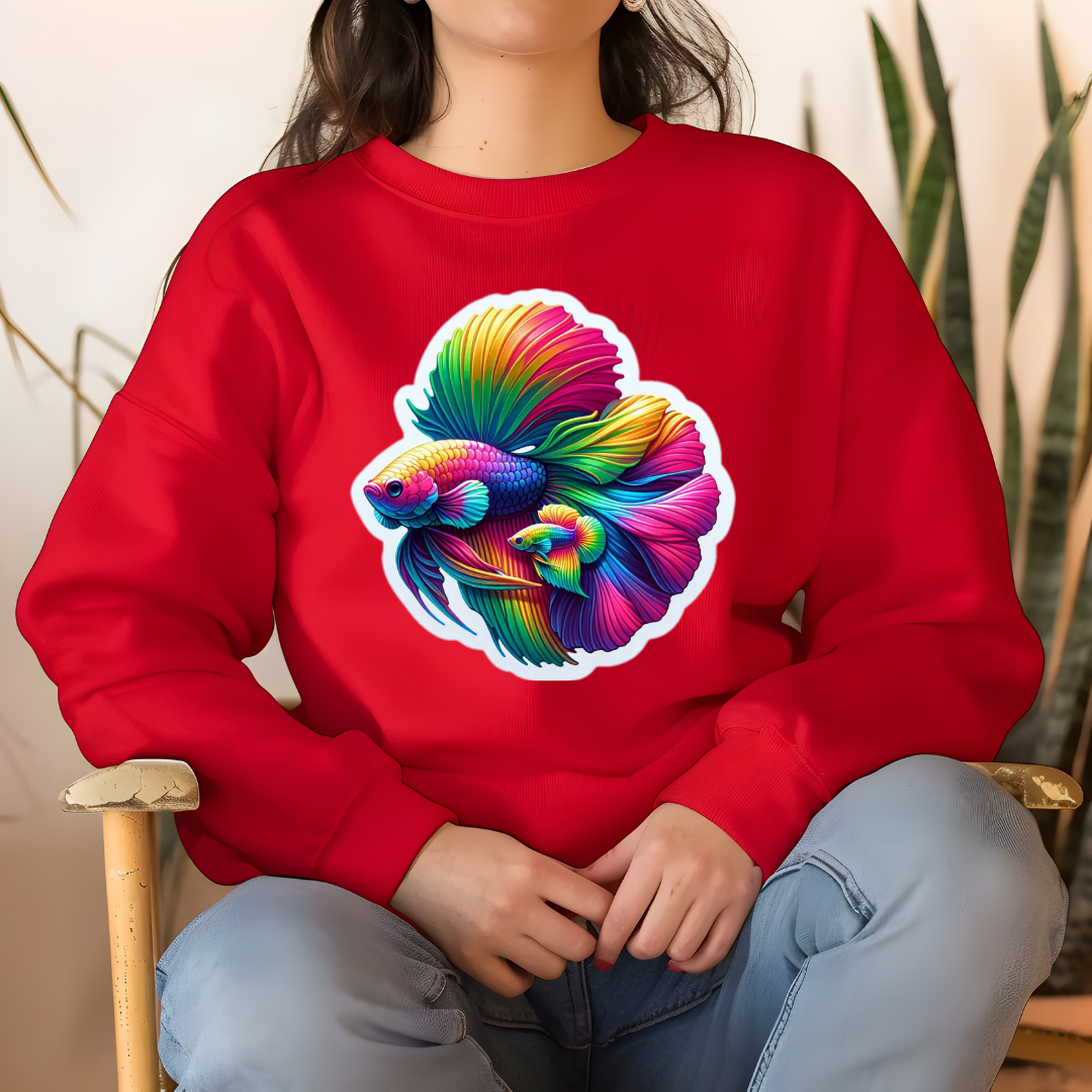 Rainbow Betta Unisex Soft T-Shirt